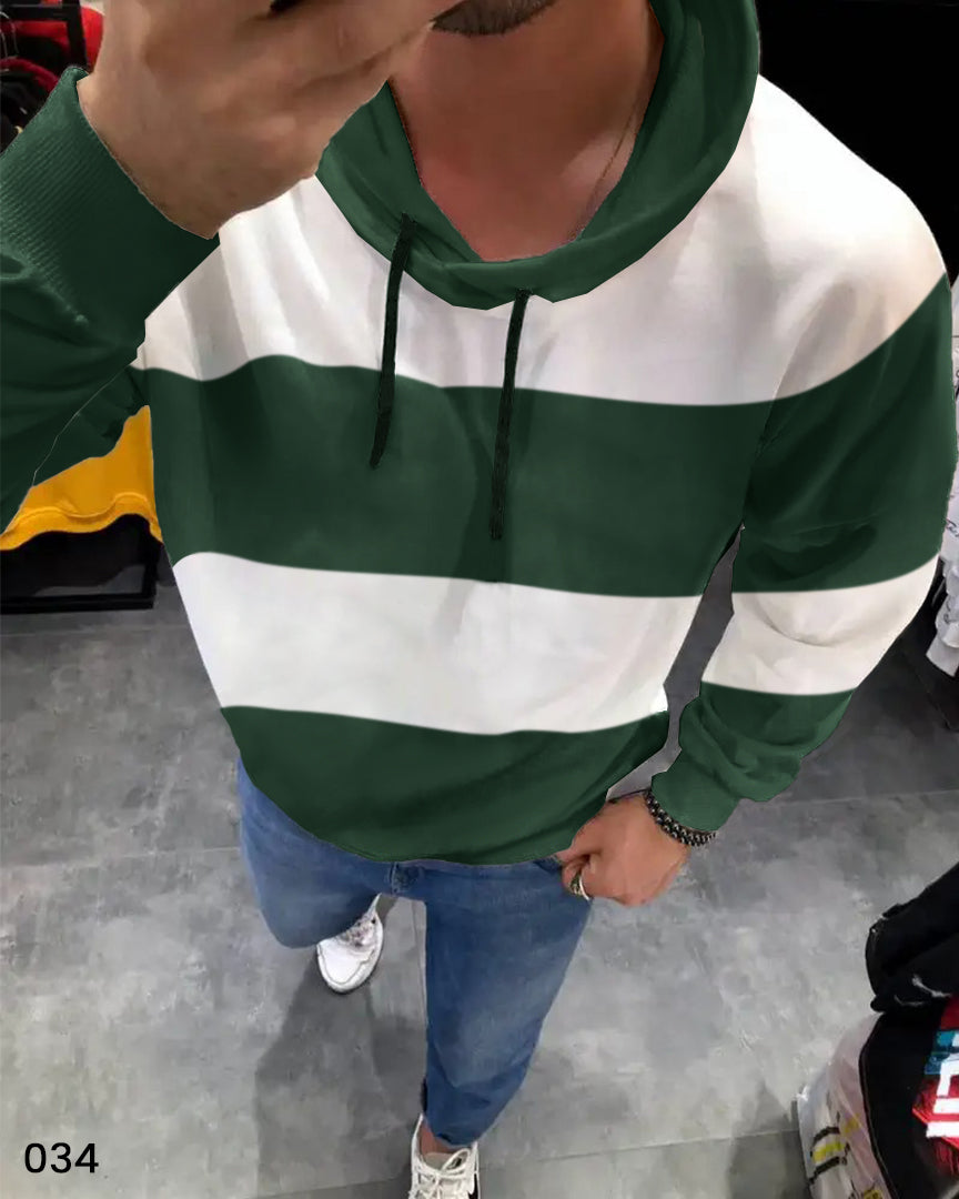 Oversize Striped Hoodie - Last Stock