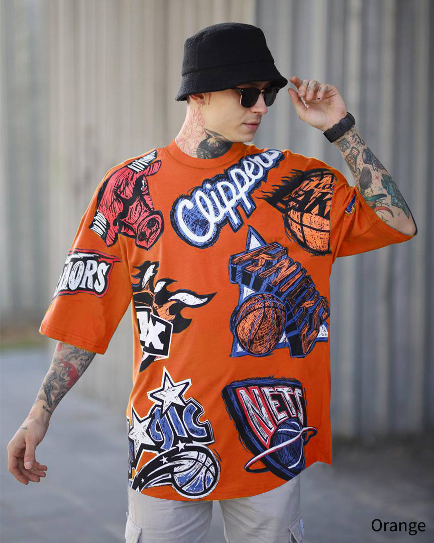 Clipper Printed T-Shirt - Oversize