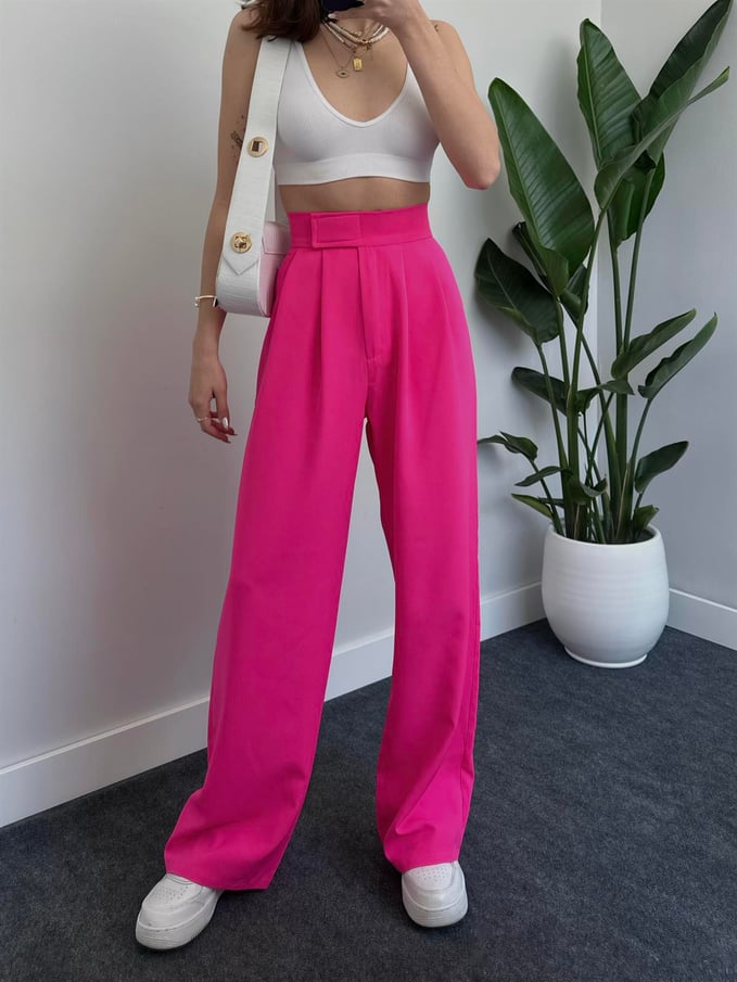 High Waist Palazzo Pants - 50% OFF