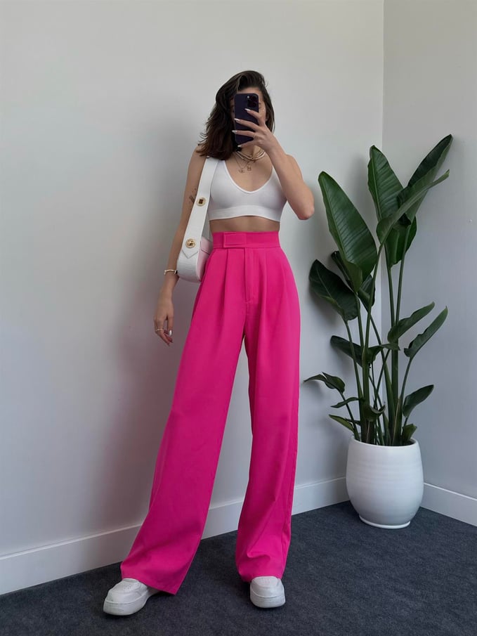 High Waist Palazzo Pants - 50% OFF