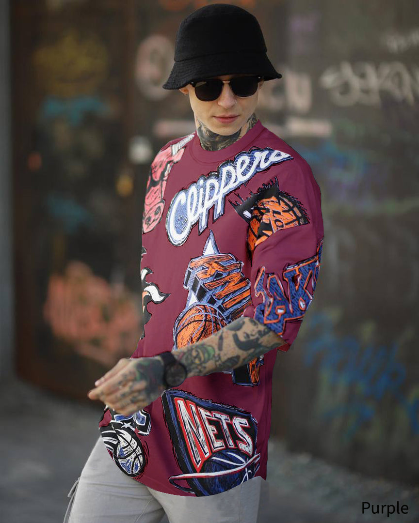 Clipper Printed T-Shirt - Oversize