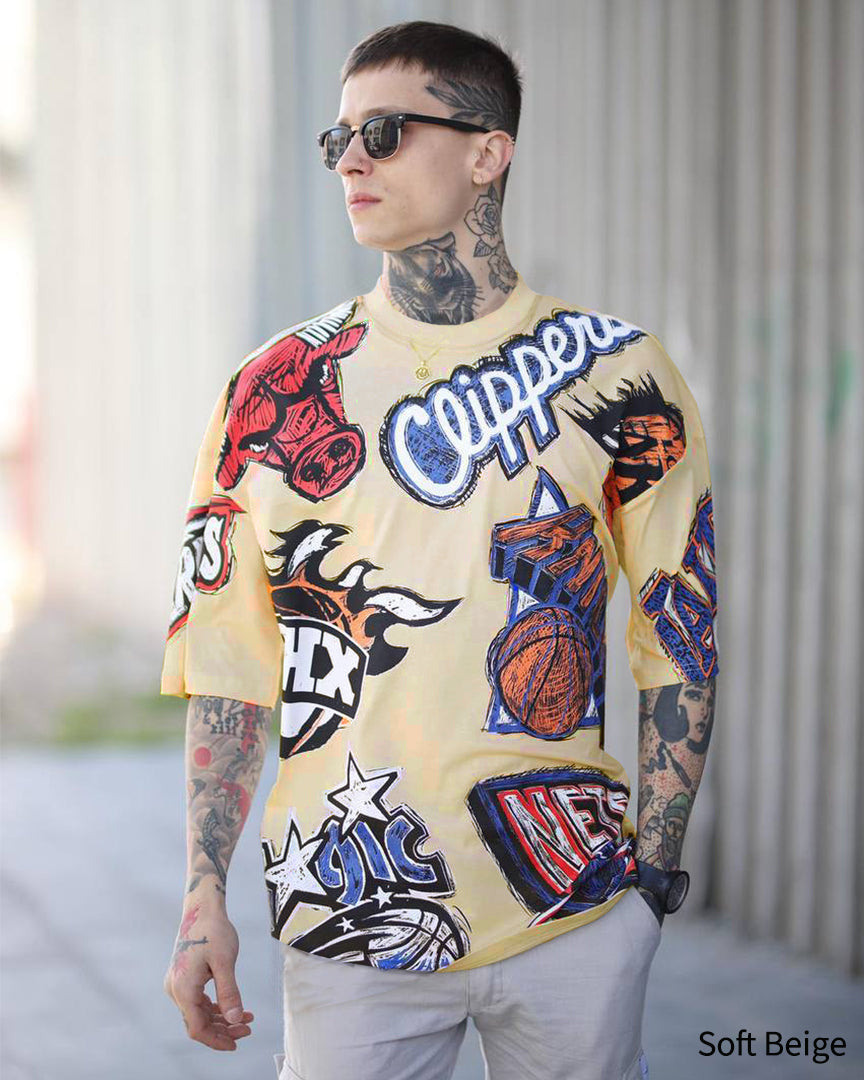 Clipper Printed T-Shirt - Oversize