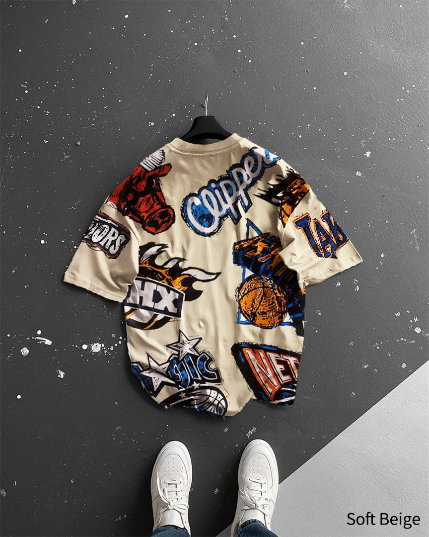 Clipper Printed T-Shirt - Oversize