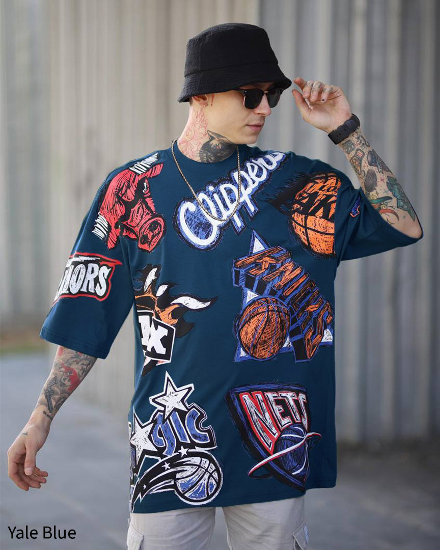 Clipper Printed T-Shirt - Oversize